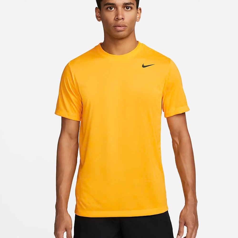 Nike Men's Orangish/yellow dri fit  T-Shirt